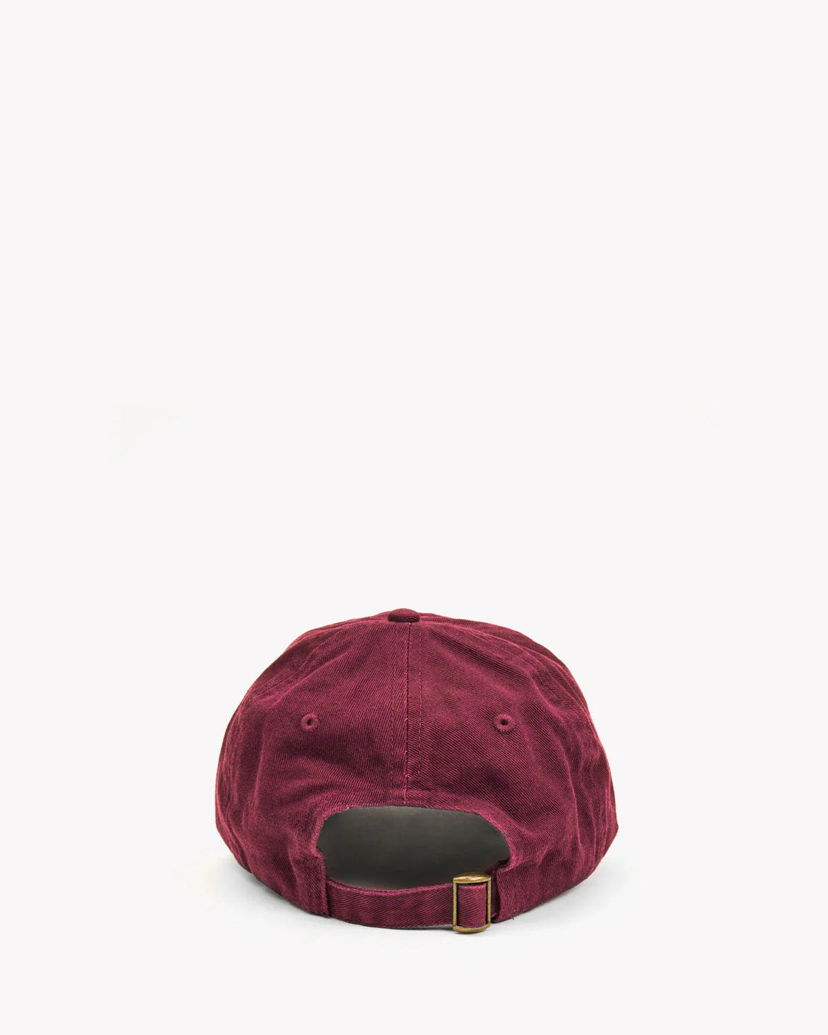 Clare V Baseball Hat, Oxblood w/ Lips