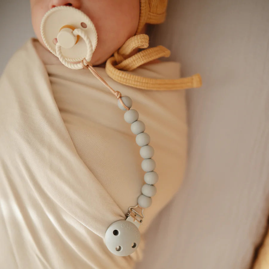 Mushie Hera Pacifier Clip, multiple styles