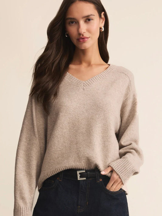Z Supply Eloise Sweater, Natural Heather