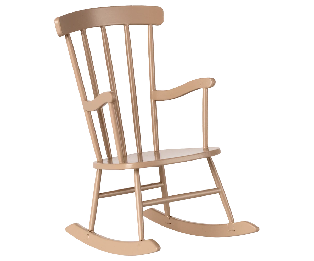 Maileg Rocking Chair, Miniature, Dark Sand