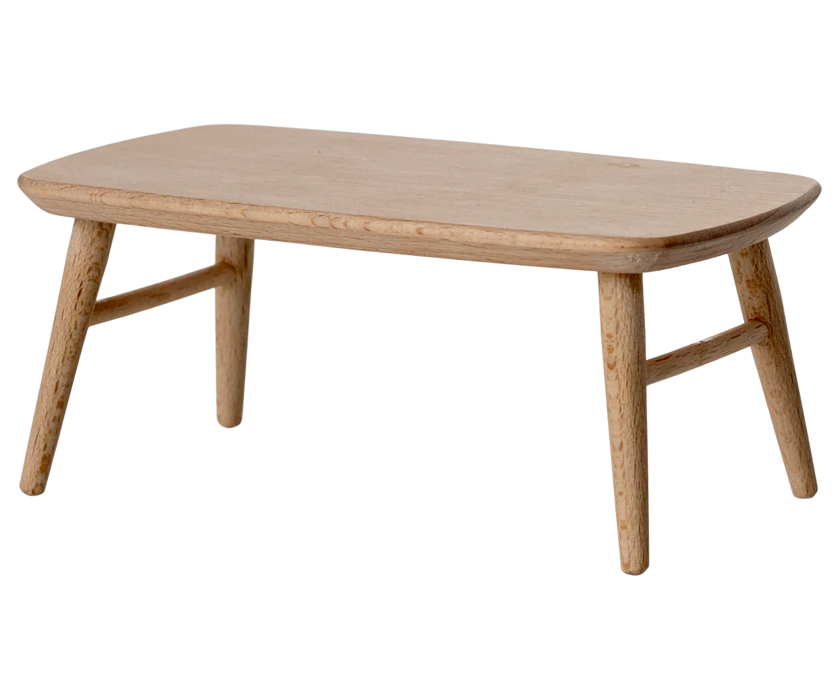 Maileg Coffee Table, Mouse, Nature