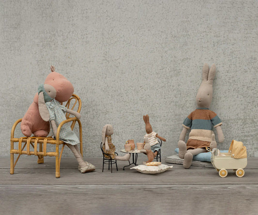 Maileg Dining Table Set with 2 Chairs