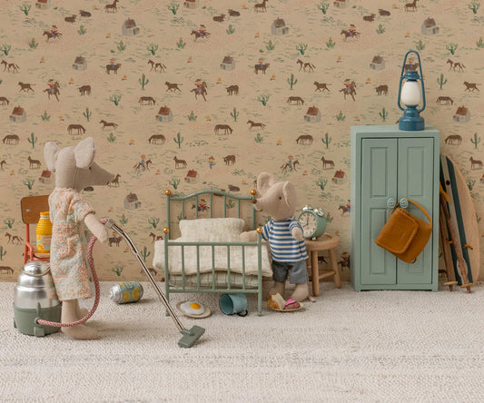 Maileg Vintage Single Bed, Mouse