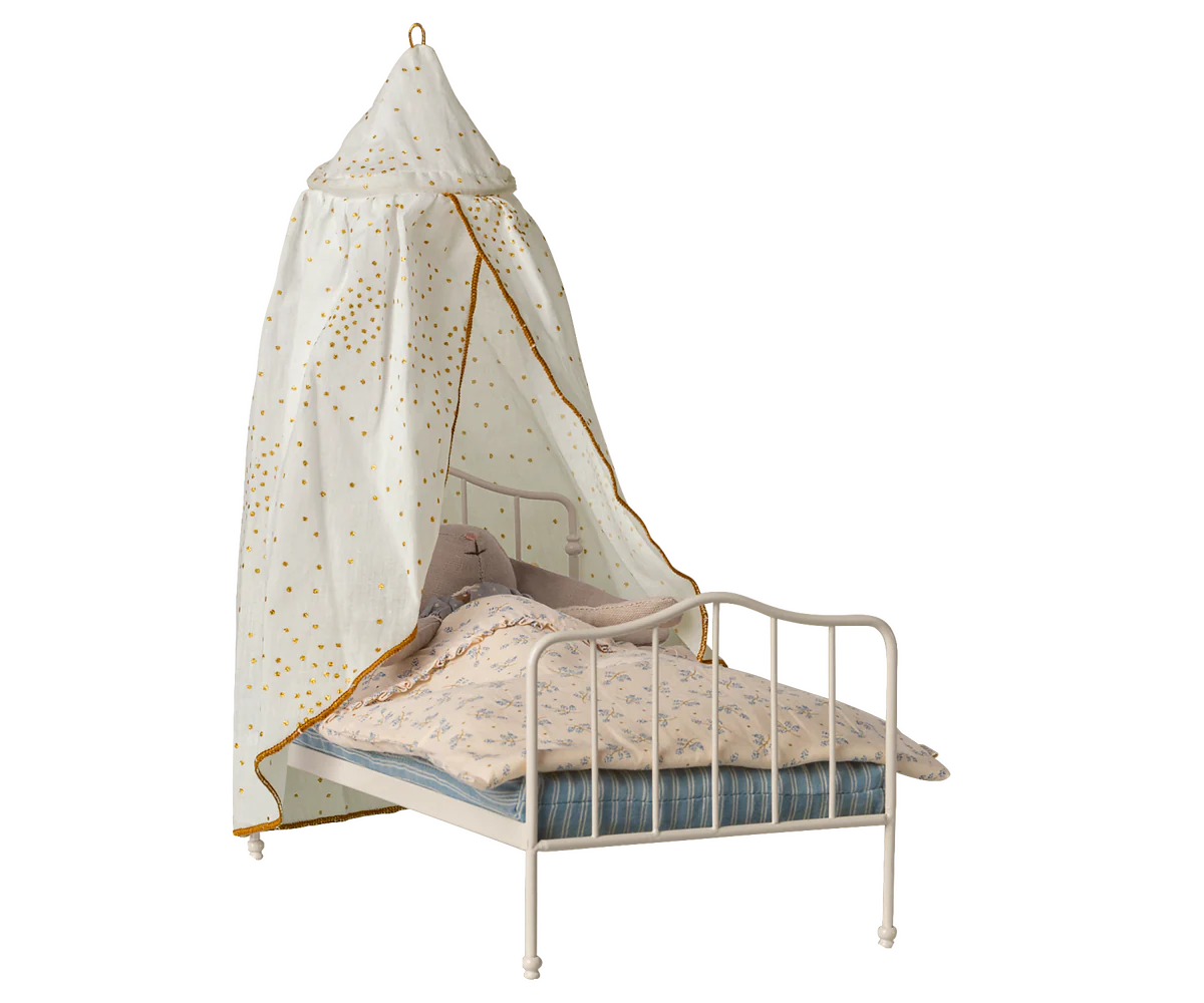 Maileg Bed Canopy, Miniature, Off White