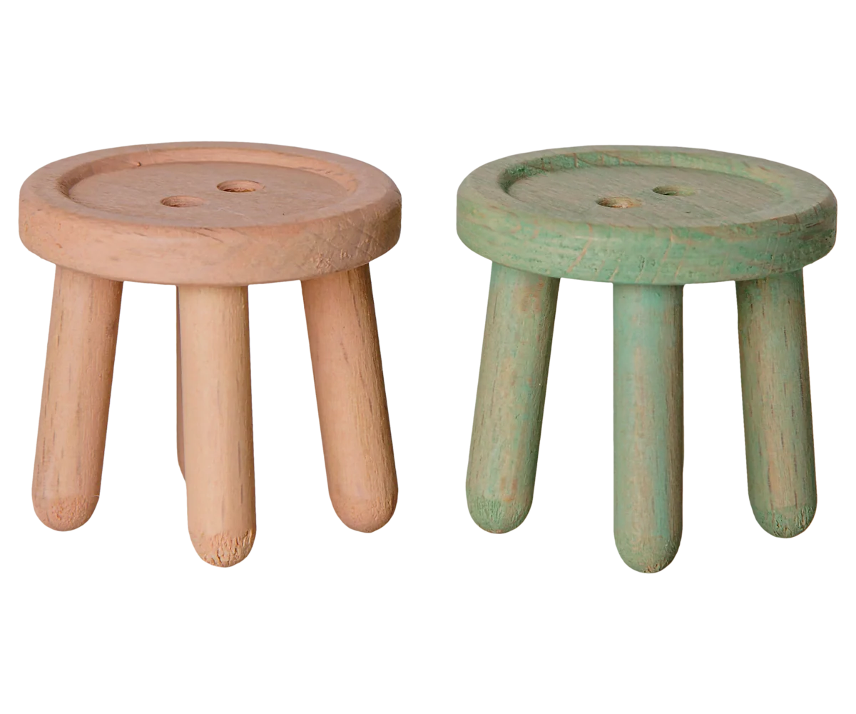 Maileg Stool Set, Mouse - Multiple Options