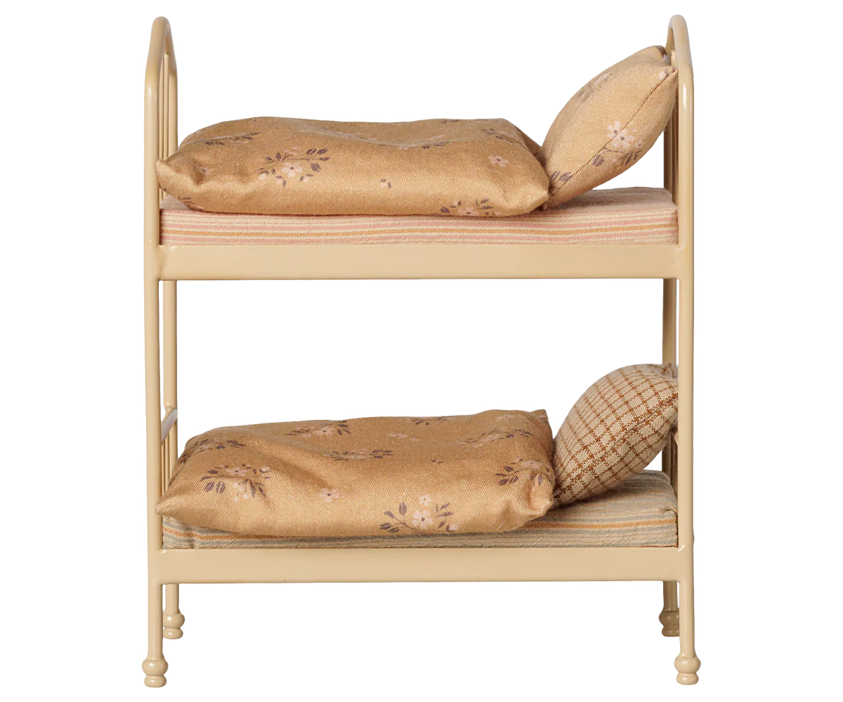 Maileg Bunk Bed, Mouse, Wheat