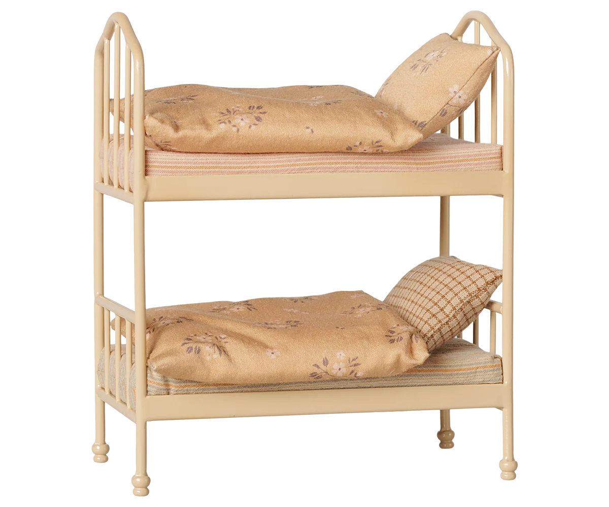 Maileg Bunk Bed, Mouse, Wheat