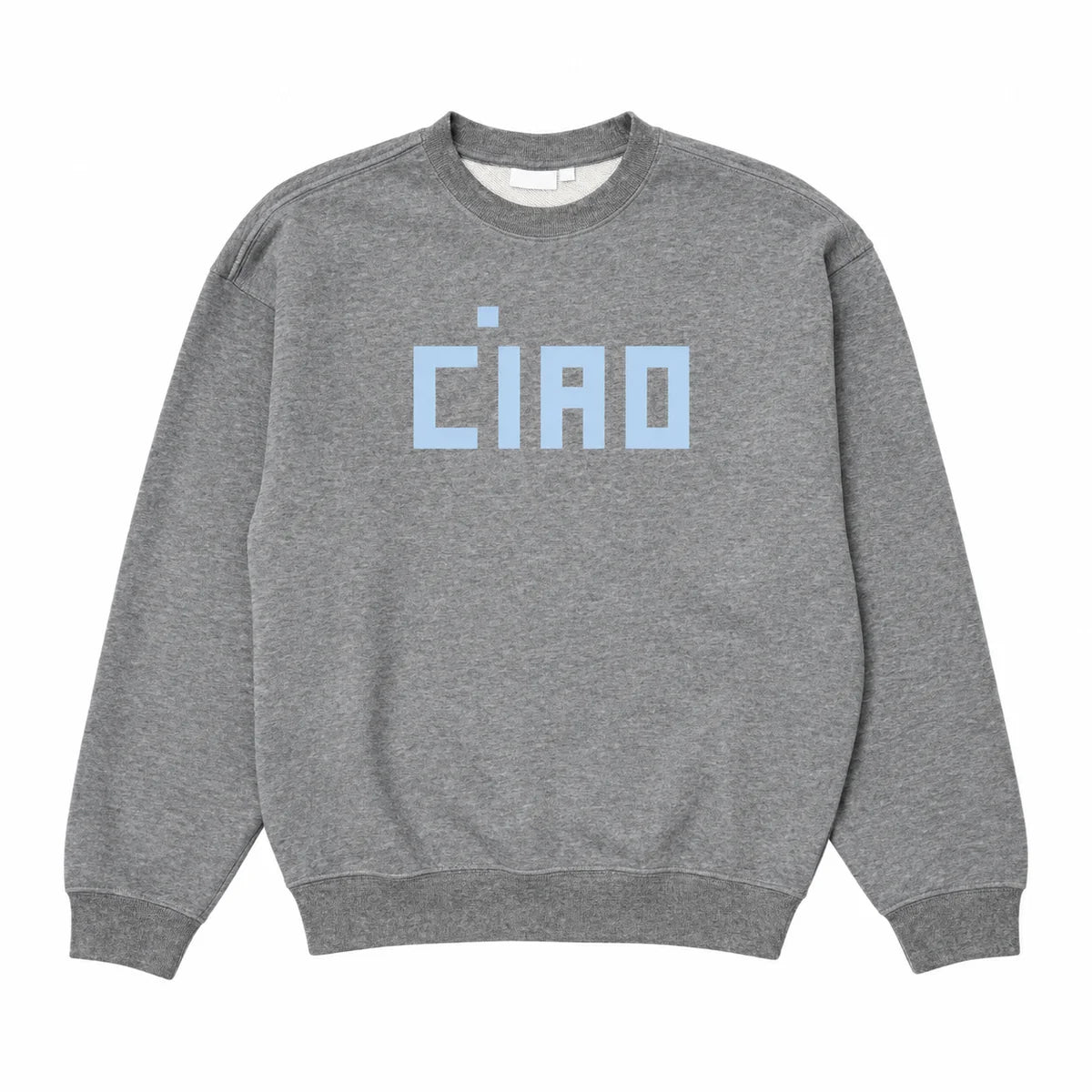 Clare V Oversized Sweatshirt, Block Ciao