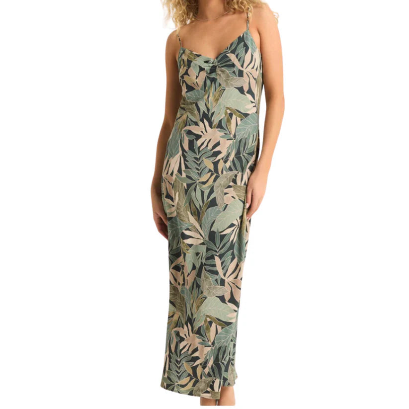 Z Supply Lark Cusco Slip Dress, Grape Leaf