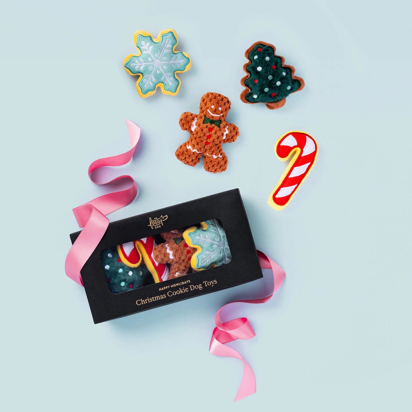 The Foggy Dog Christmas Cookies Holiday Dog Toys Gift Set