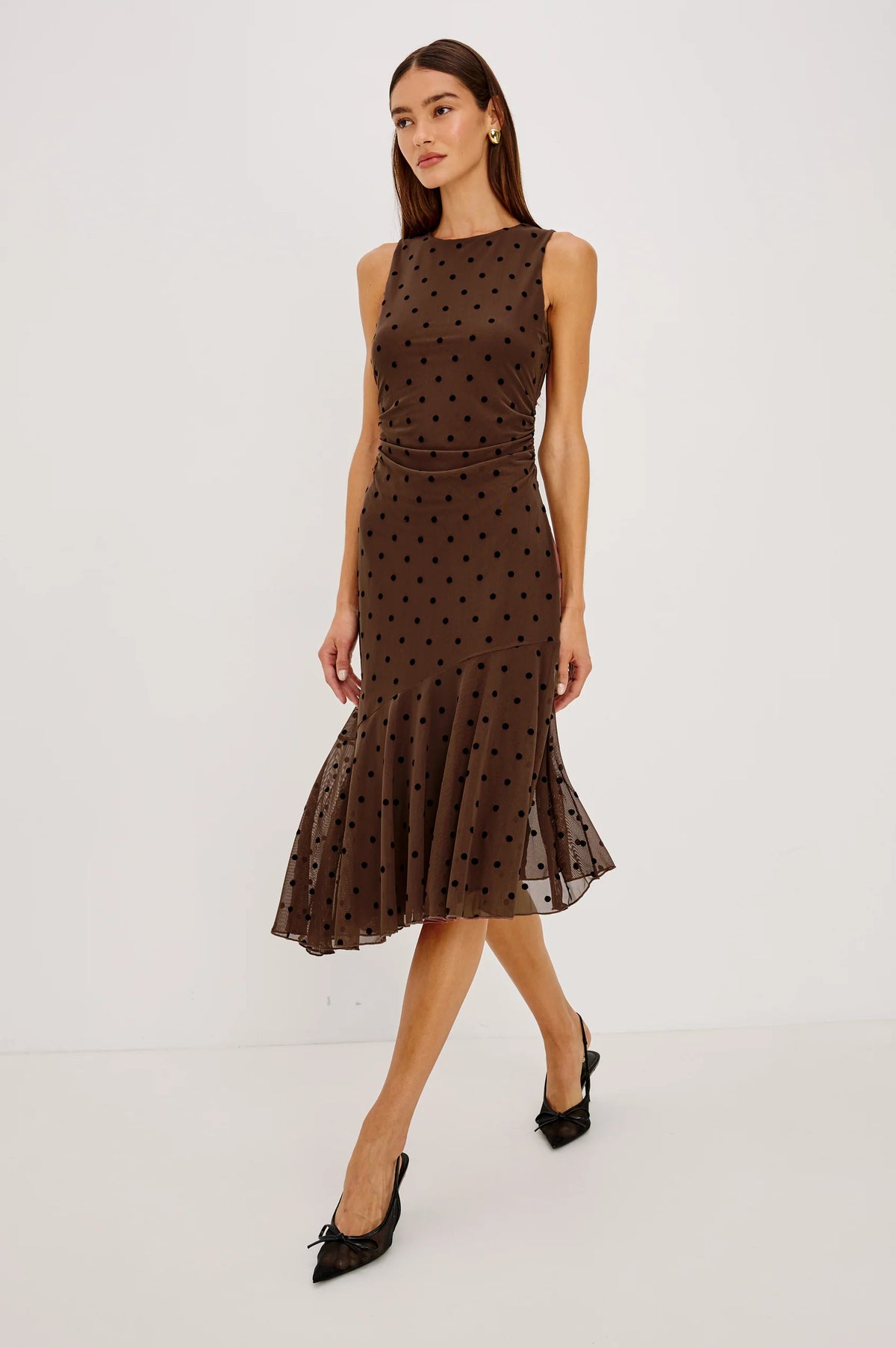 Rails Daija Dress, Chocolate Polka Dot