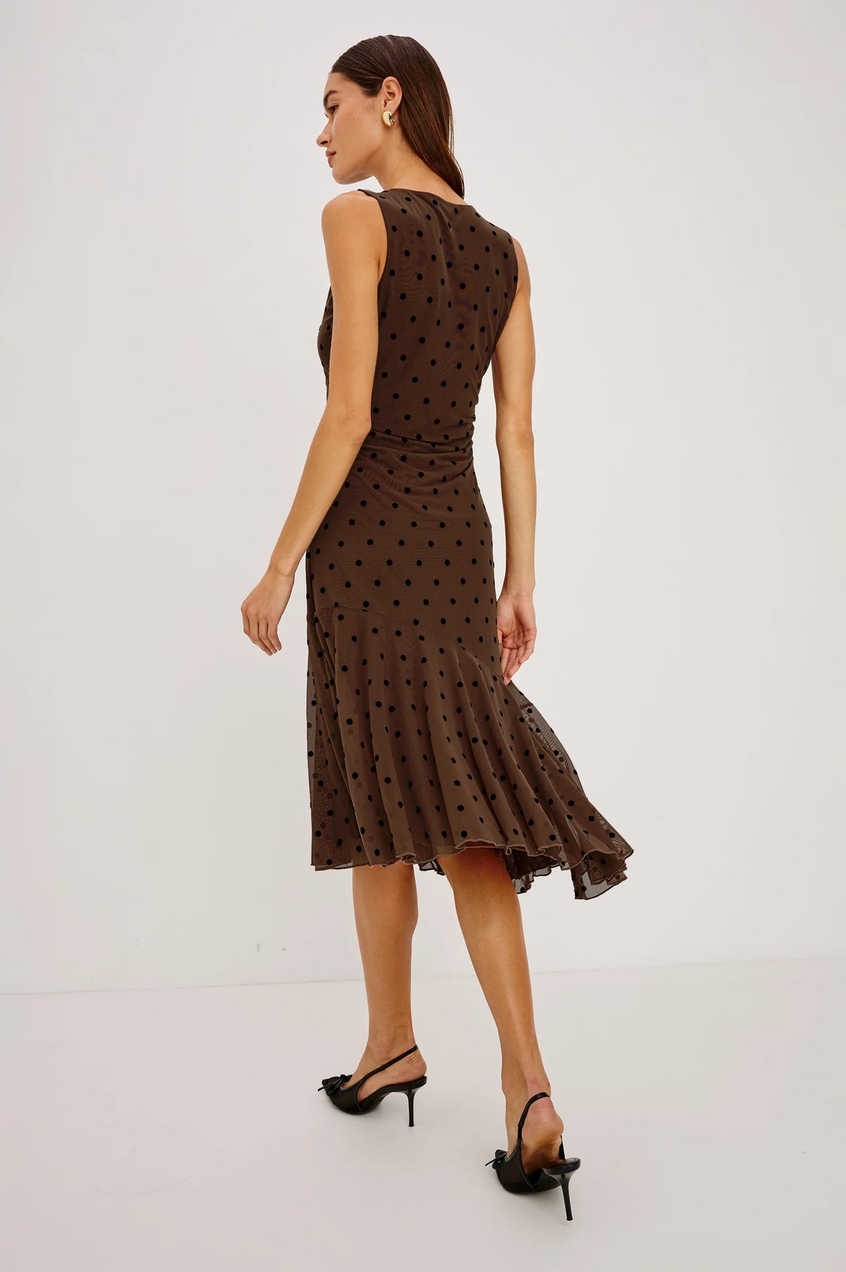 Rails Daija Dress, Chocolate Polka Dot