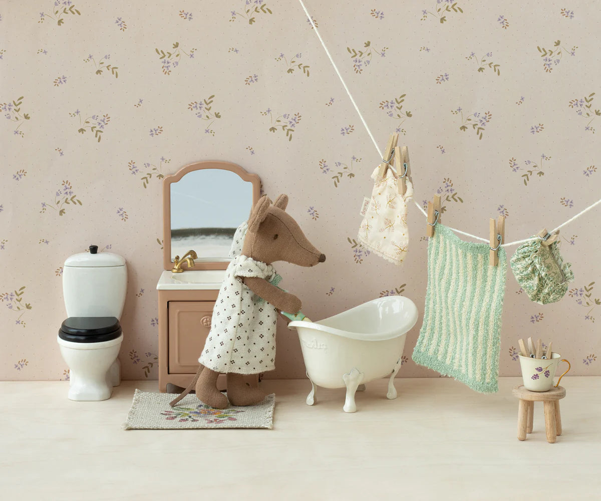 Maileg Sink Dresser w Mirror, Mouse - Multiple Options