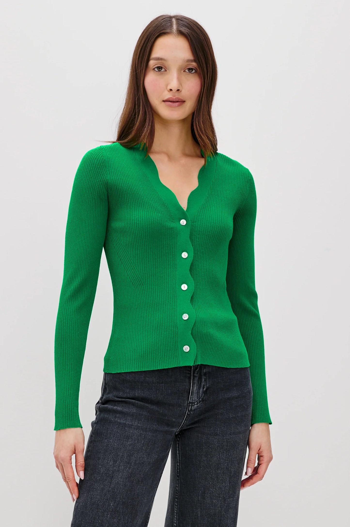 Rails Dita Cardigan, Kelly Green