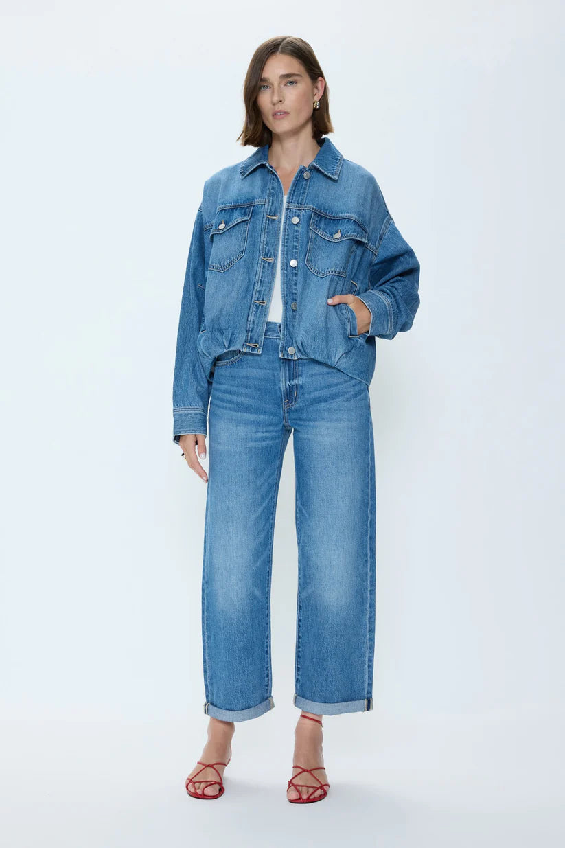 Pistola Donny Rolled Hem Boyfriend Jean, Heartfelt