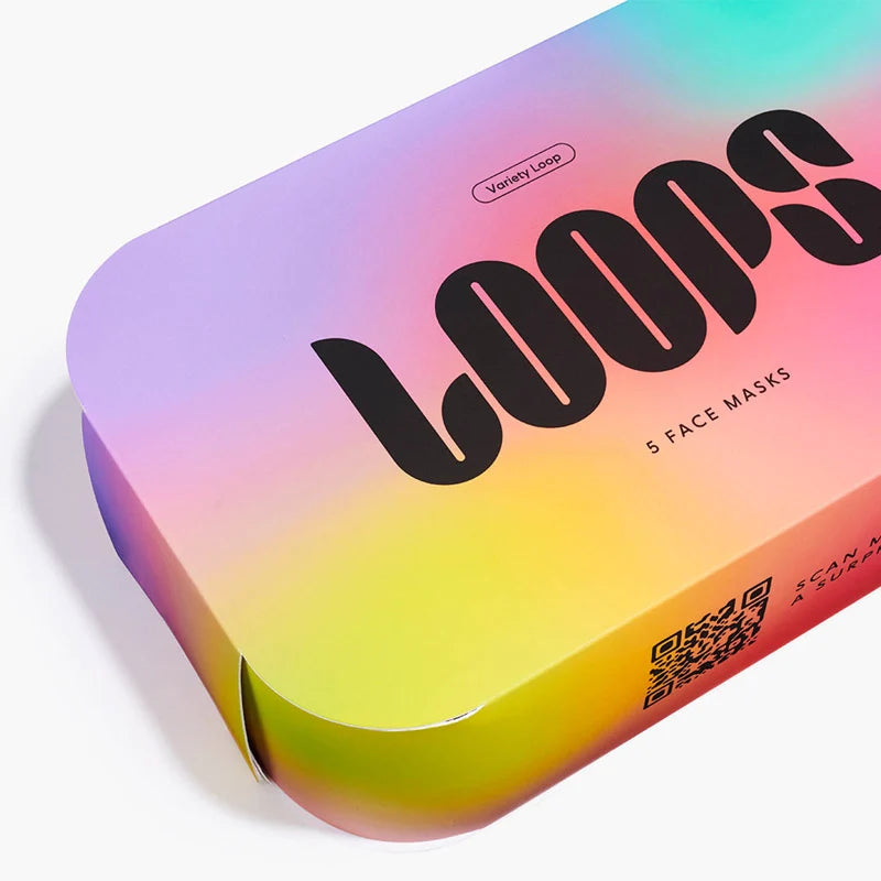 Loops 5 Bestselling Hydrogel Face Mask Variety Set