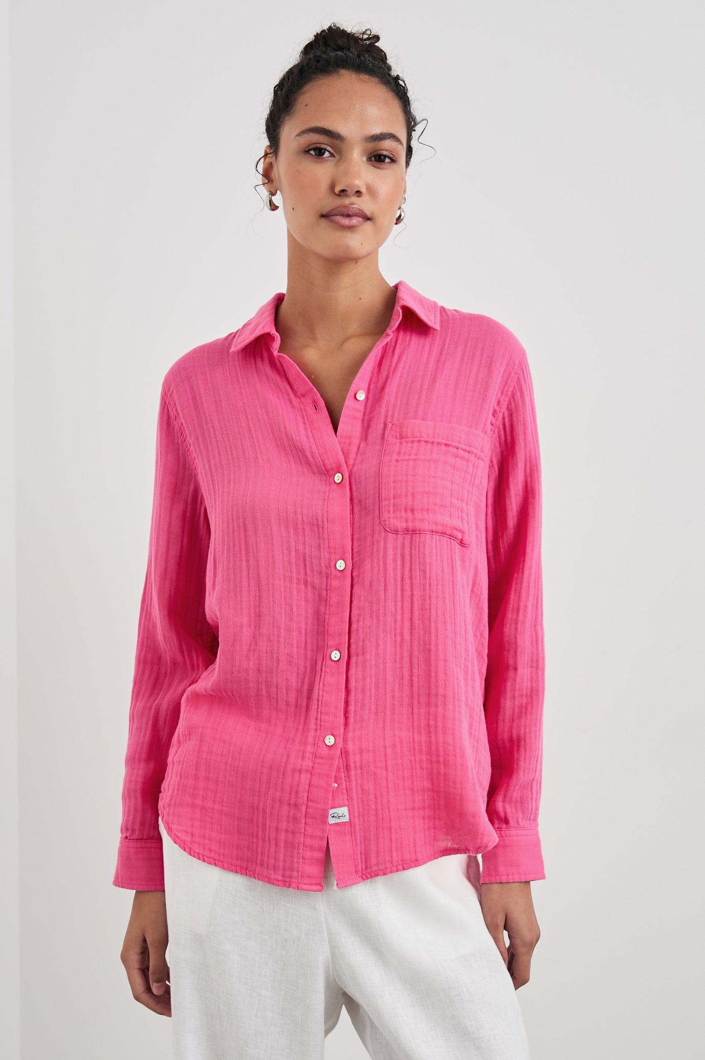 Rails Ellis Shirt, Hibiscus