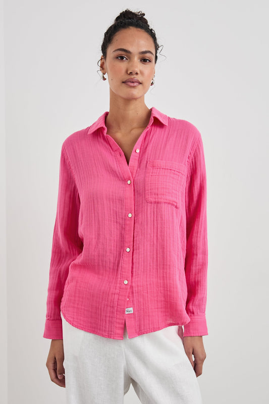 Rails Ellis Shirt, Hibiscus