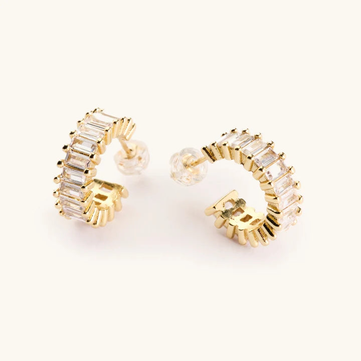 Nikki Smith Designs Esther Diamond Hoops - Multiple Options