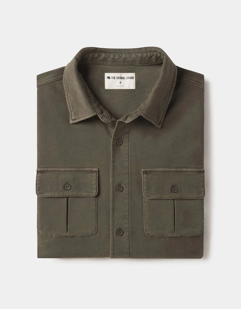 The Normal Brand Men's Comfort Terry Shirt Jacket - Multiple Options