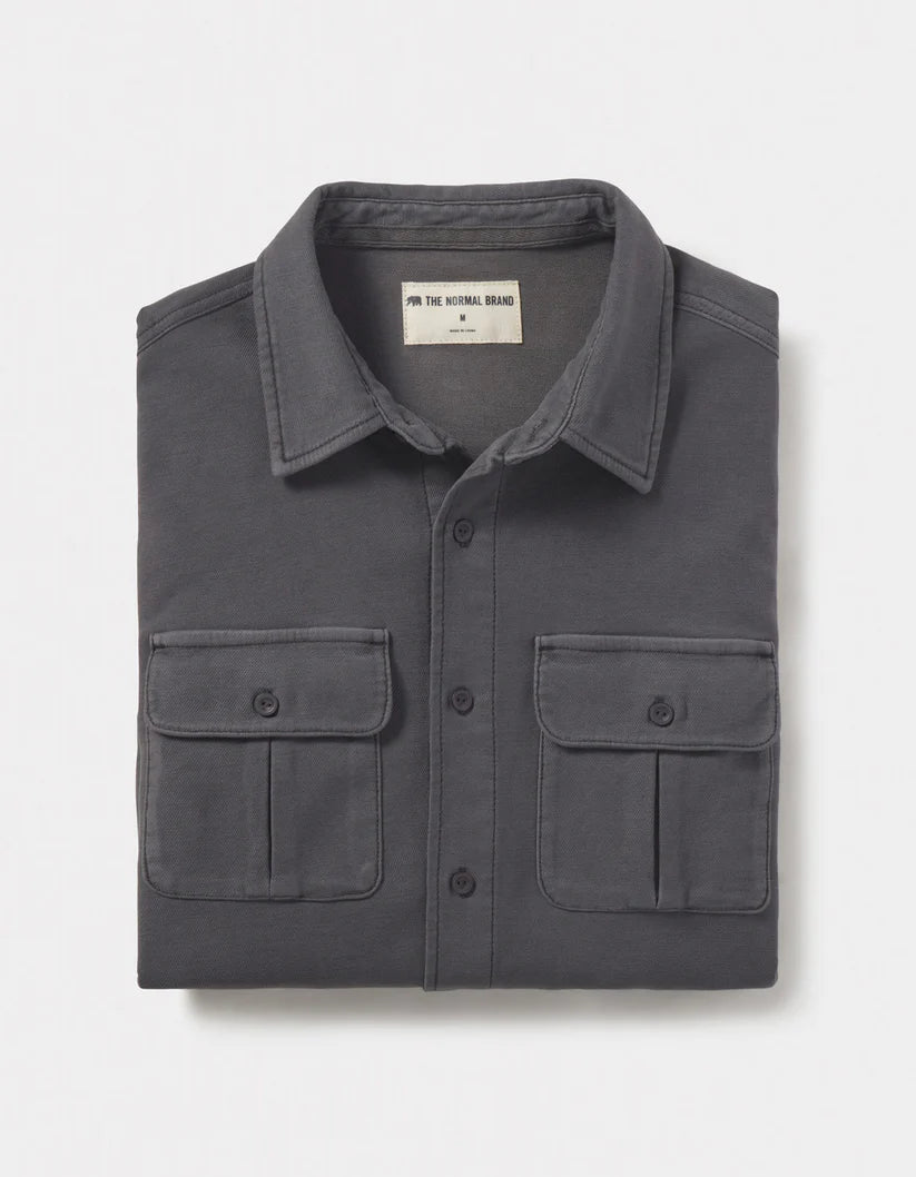 The Normal Brand Men's Comfort Terry Shirt Jacket - Multiple Options