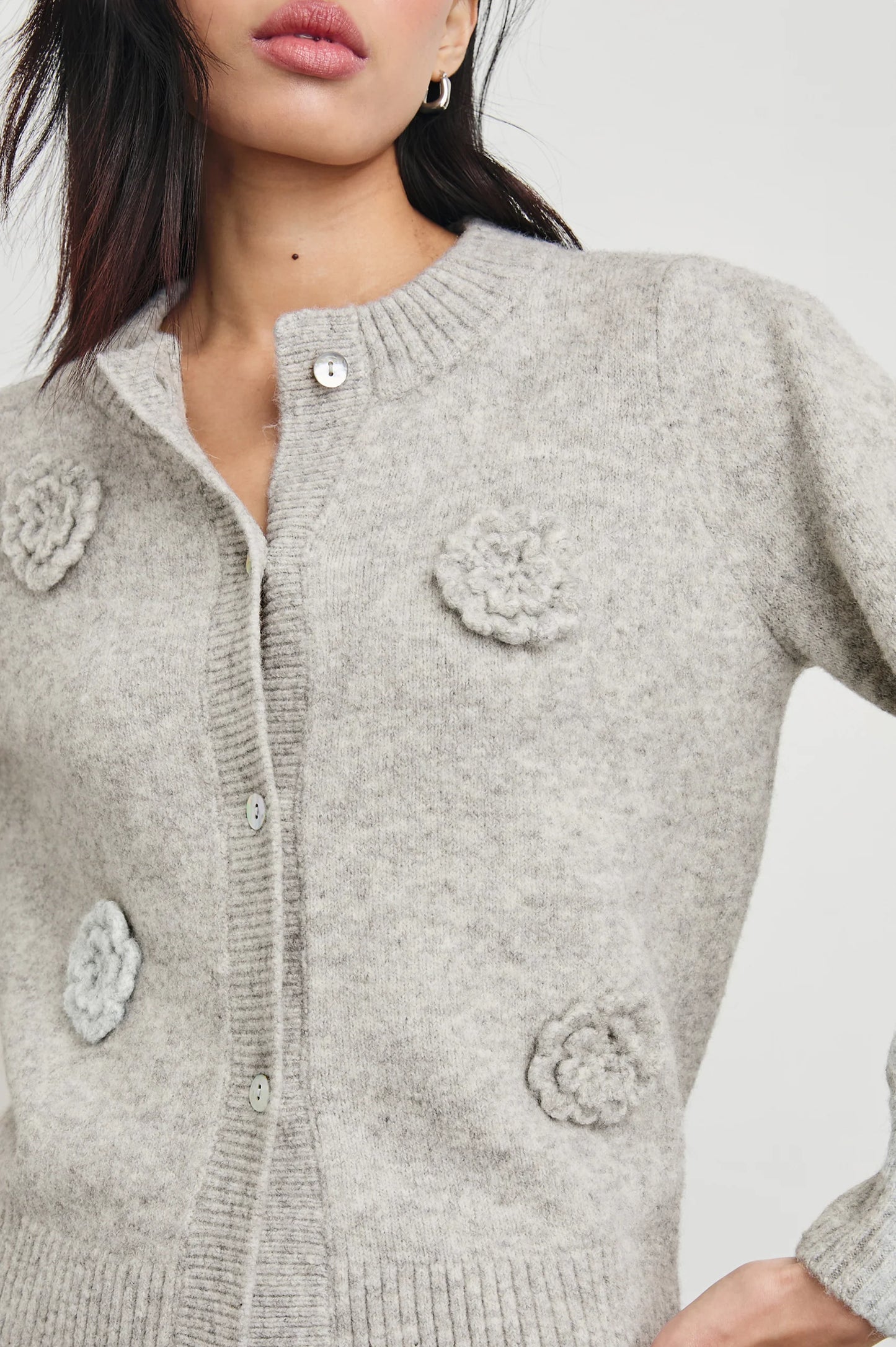 Rails Francesca Cardigan, Heather Grey