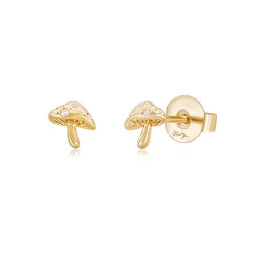 Mod + Jo Mushroom Stud Earrings