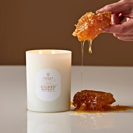 Linnea Candle, Gilded Honey