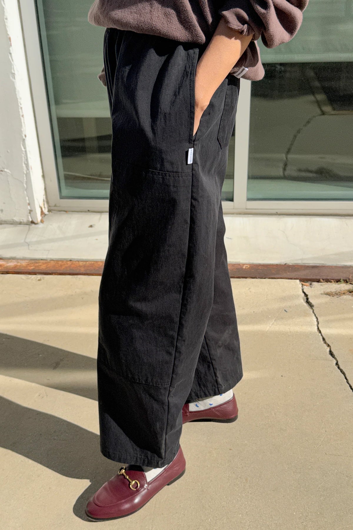 Le Bon Shoppe Gardener's Pants, Black