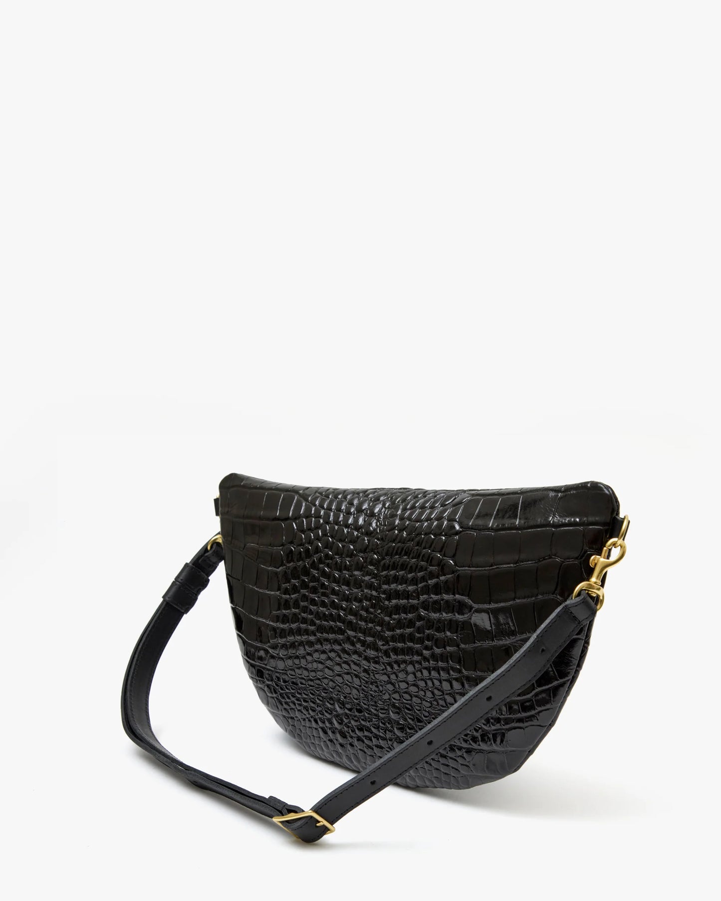 Clare V Grande Fanny, Black Croco