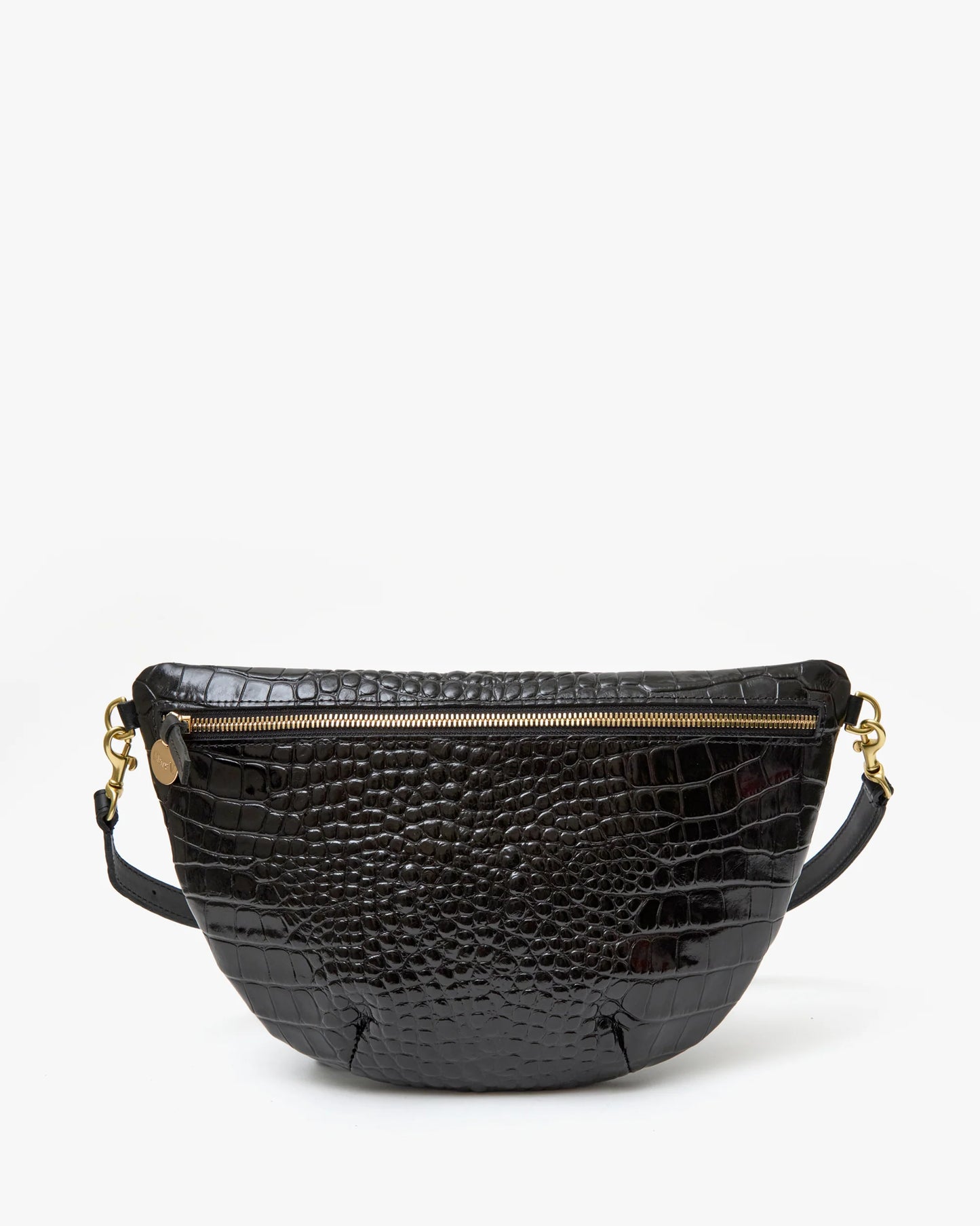 Clare V Grande Fanny, Black Croco