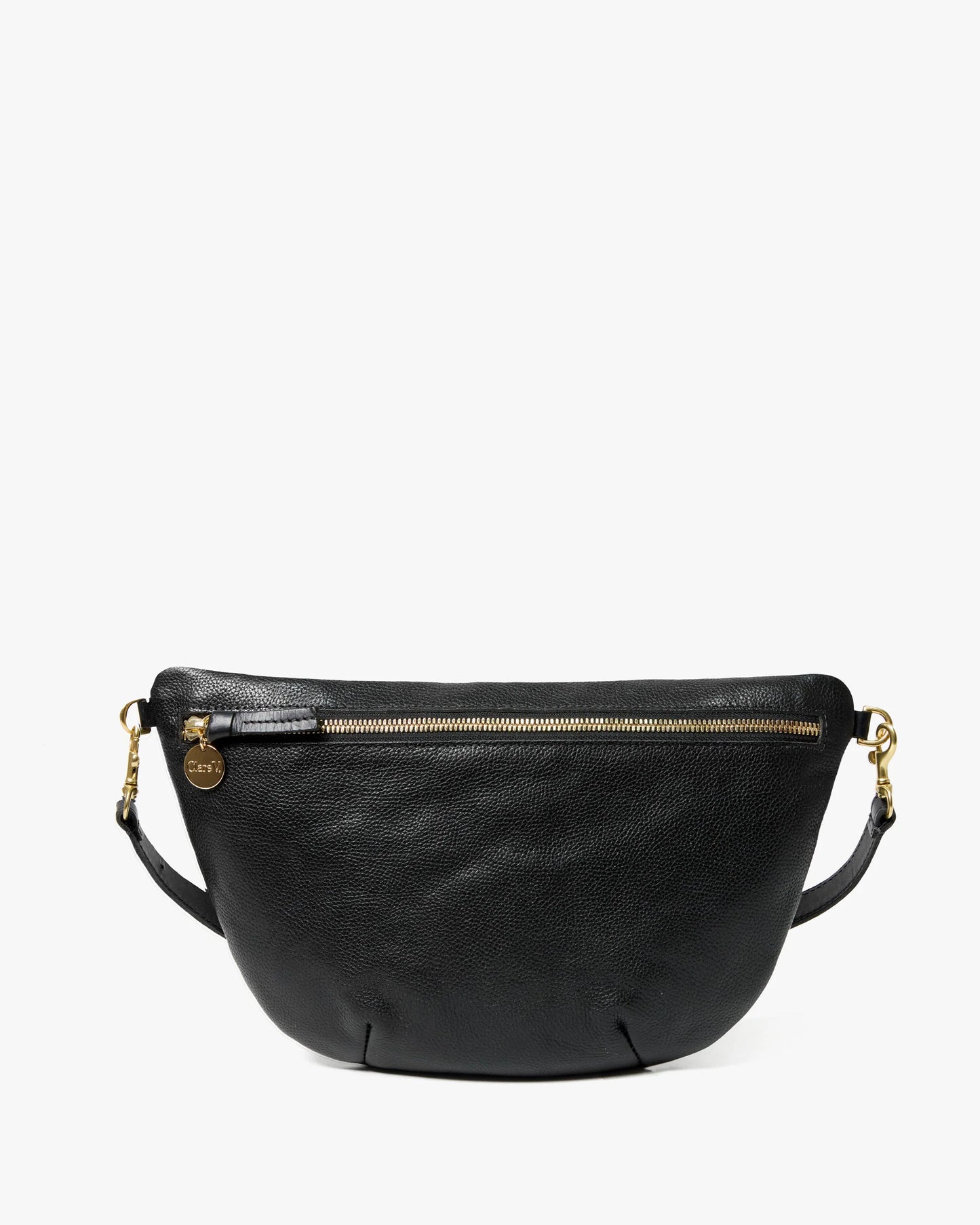 Clare V Grande Fanny, Black Petit Caviar