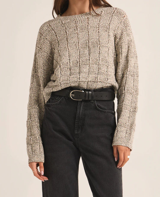 Z Supply Ambrose Pullover Sweater, Fossil