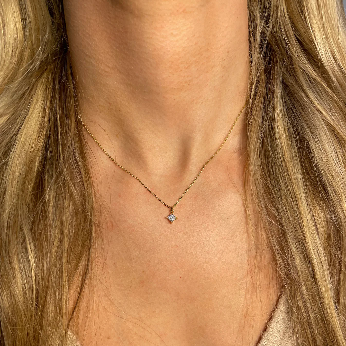 Nikki Smith Designs Classic Diamond Necklace