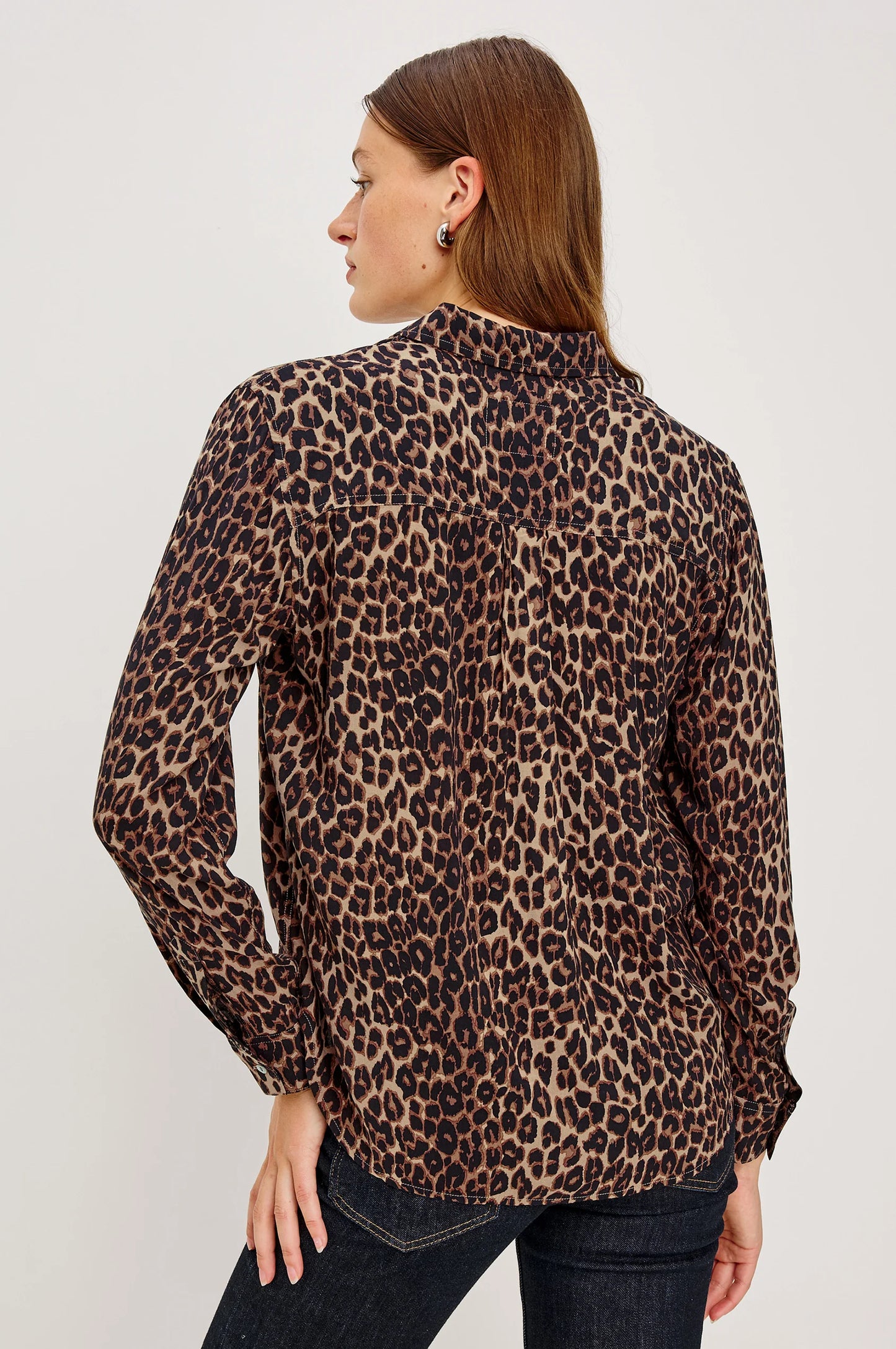 Rails Josephine Shirt, Brown Nala