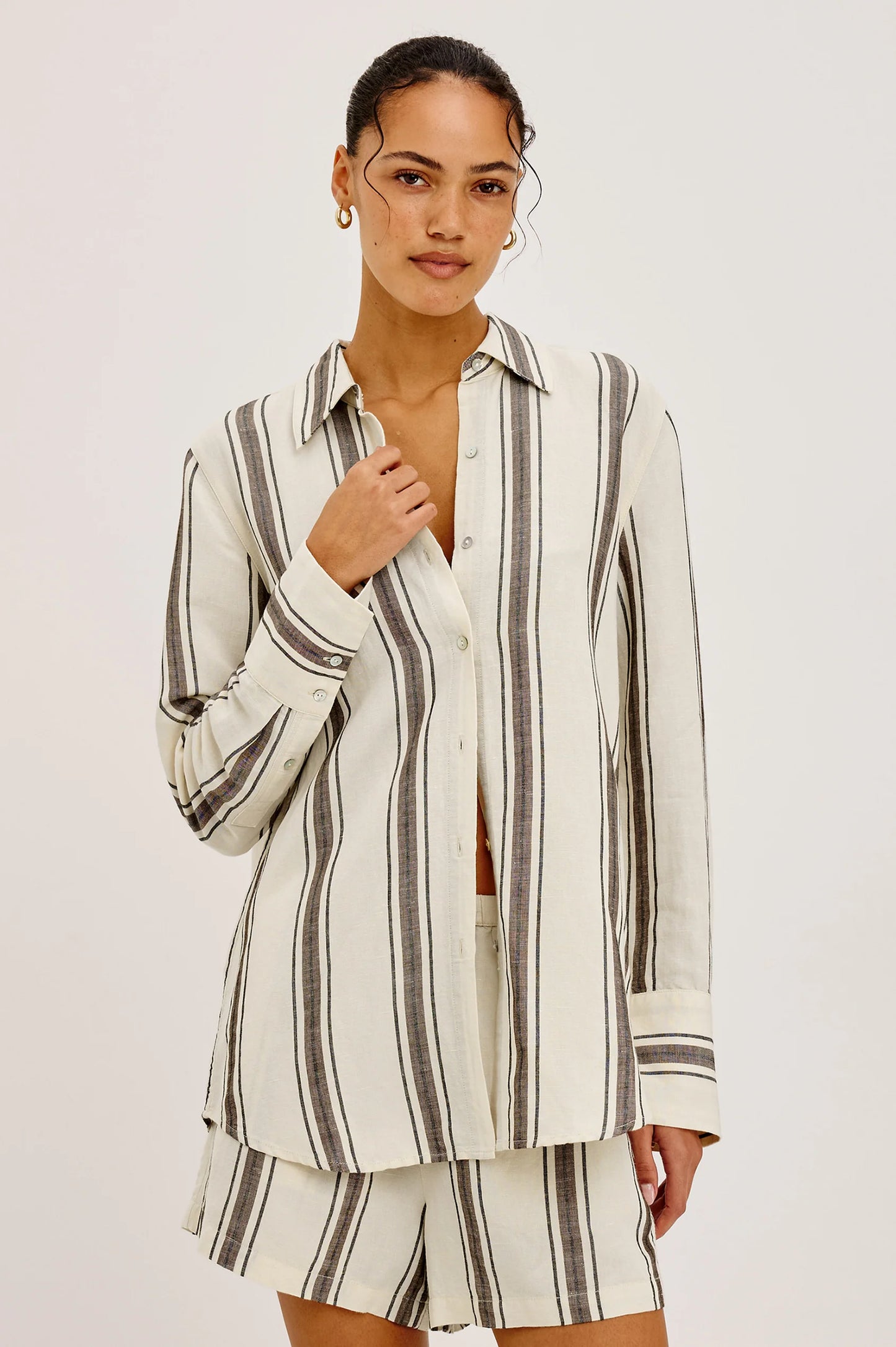 Rails Knox Shirt, Sequoia Stripe