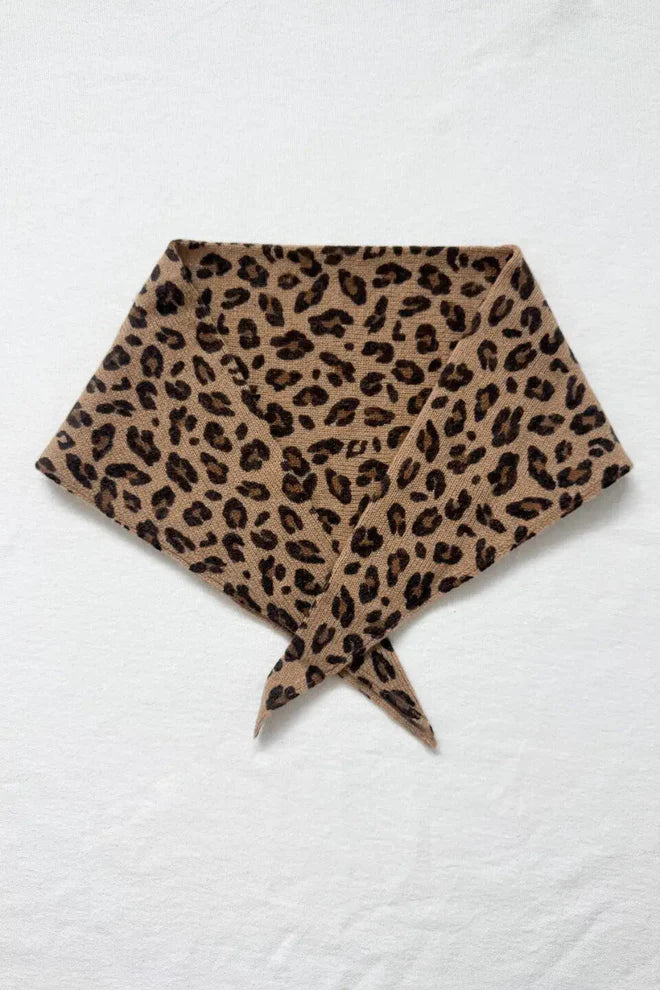 Le Bon Shoppe Cashmere Bandana - Leopard