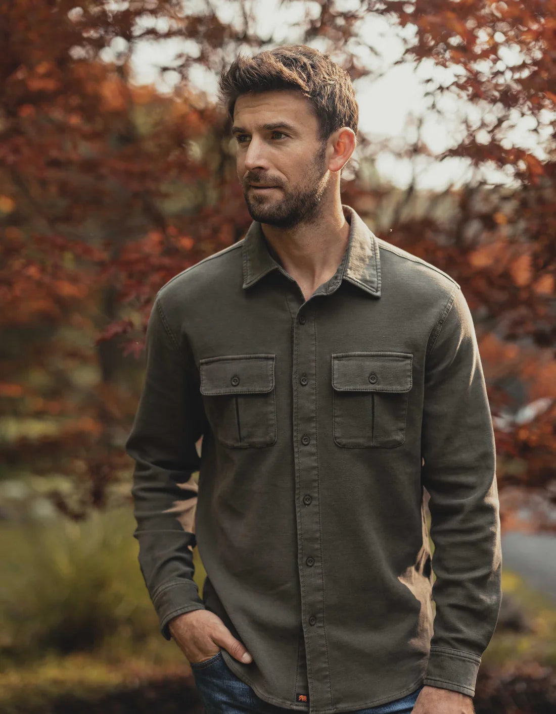 The Normal Brand Men's Comfort Terry Shirt Jacket - Multiple Options