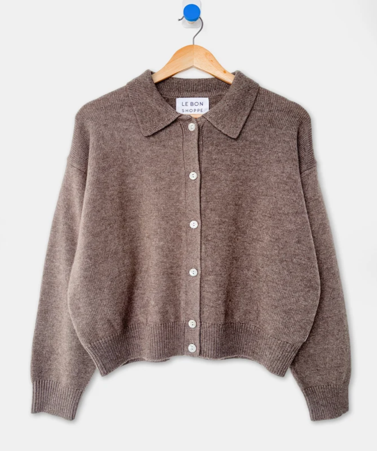 Le Bon Shoppe Lou Cashmere Cardigan, Frappe