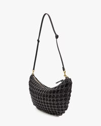 Clare V Lune, Black Knot Woven Leather