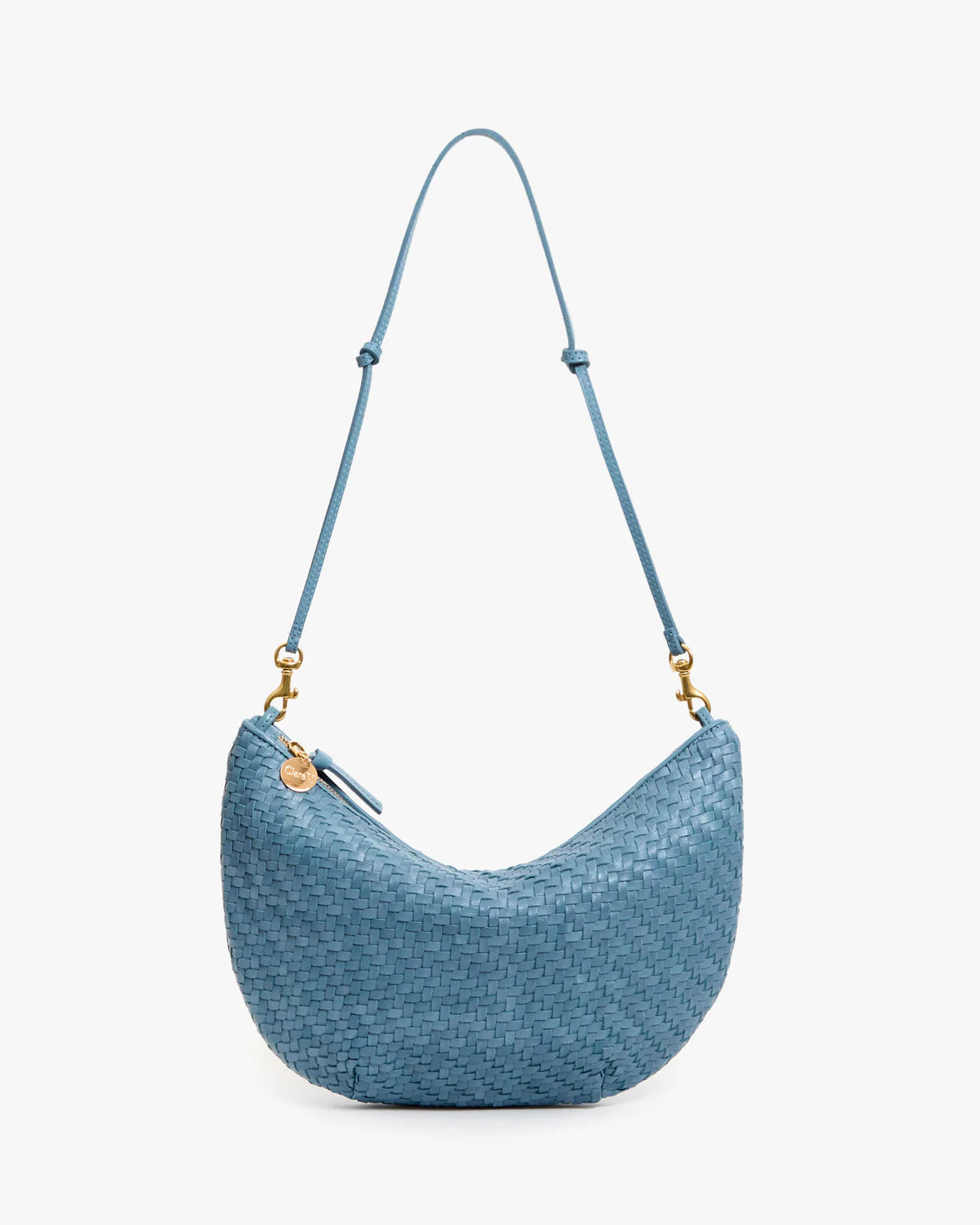 Clare V Lune, Desert Blue Woven Zig-Zag
