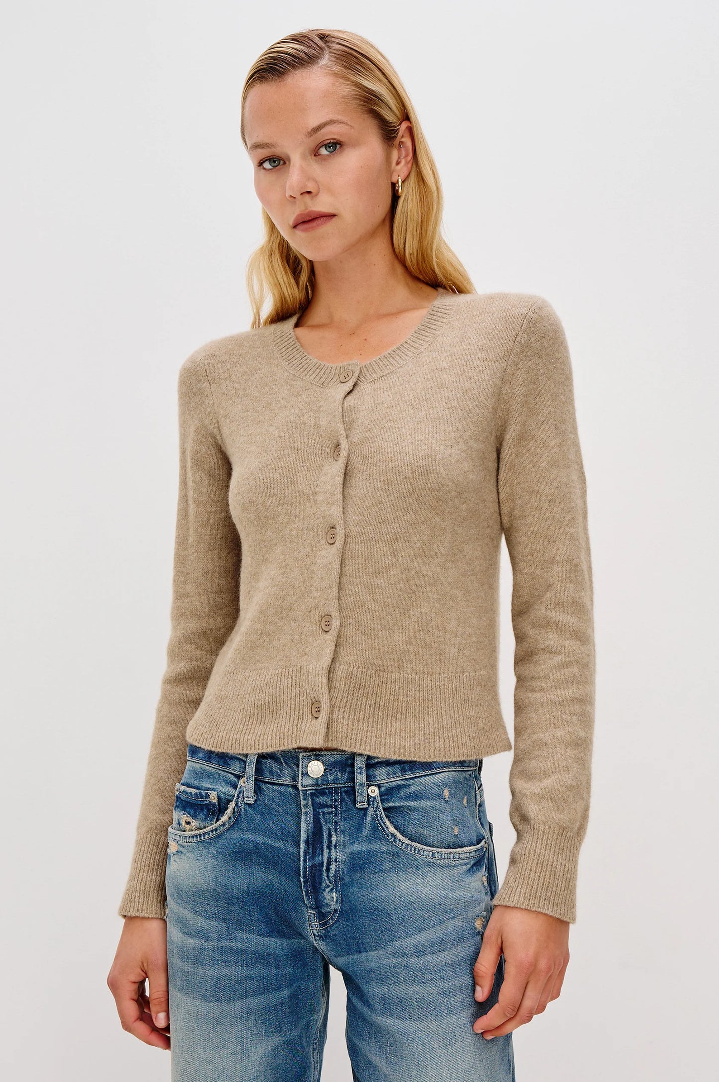 Rails Matilda Cardigan, Heather Oat