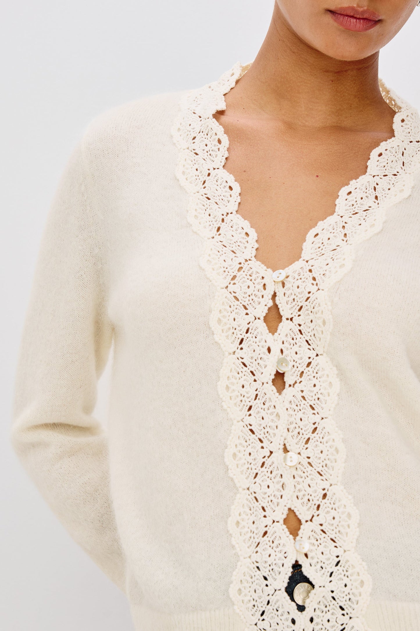 Rails Mer Cardigan, Ivory