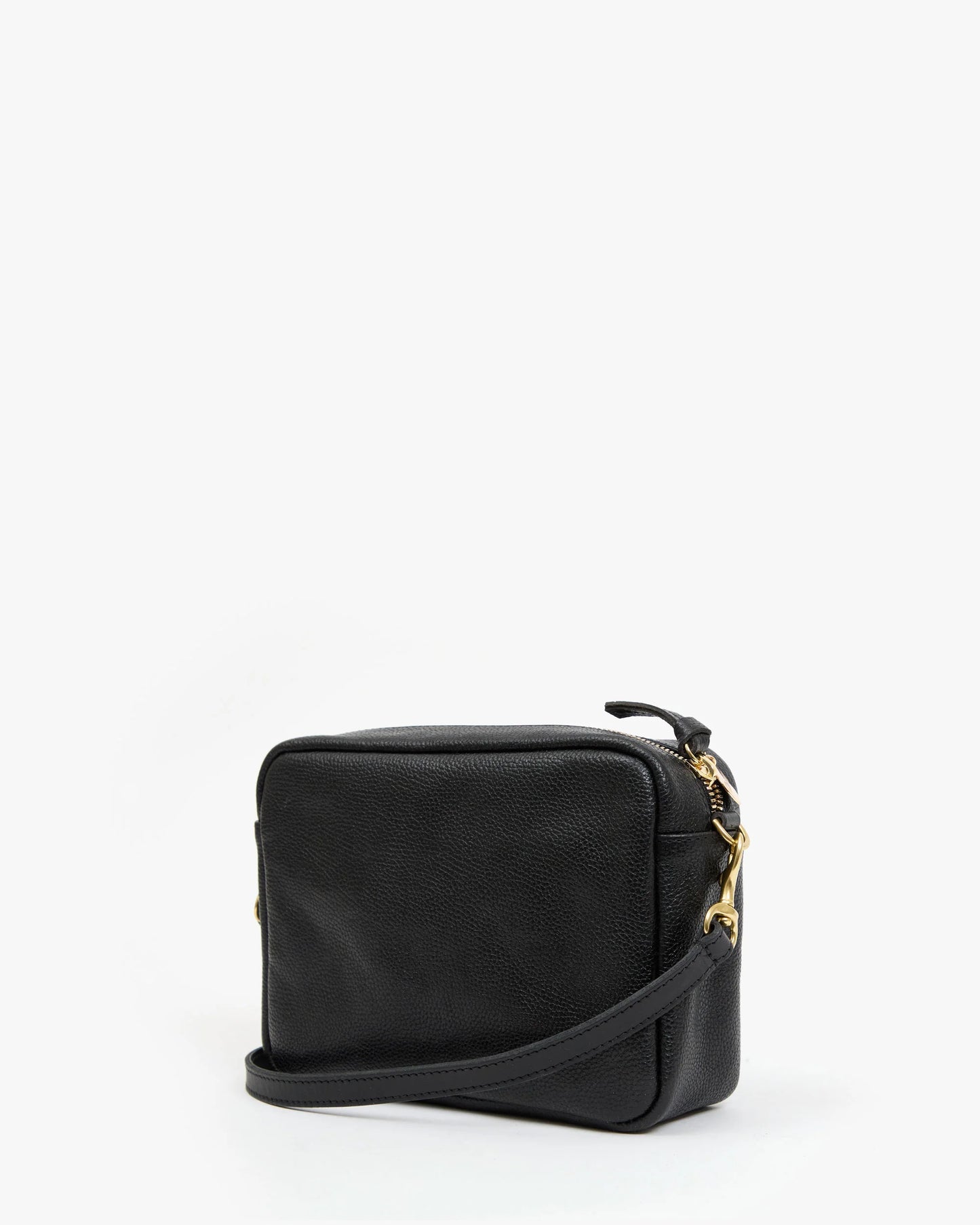 Clare V Midi Sac, Black Petit Caviar