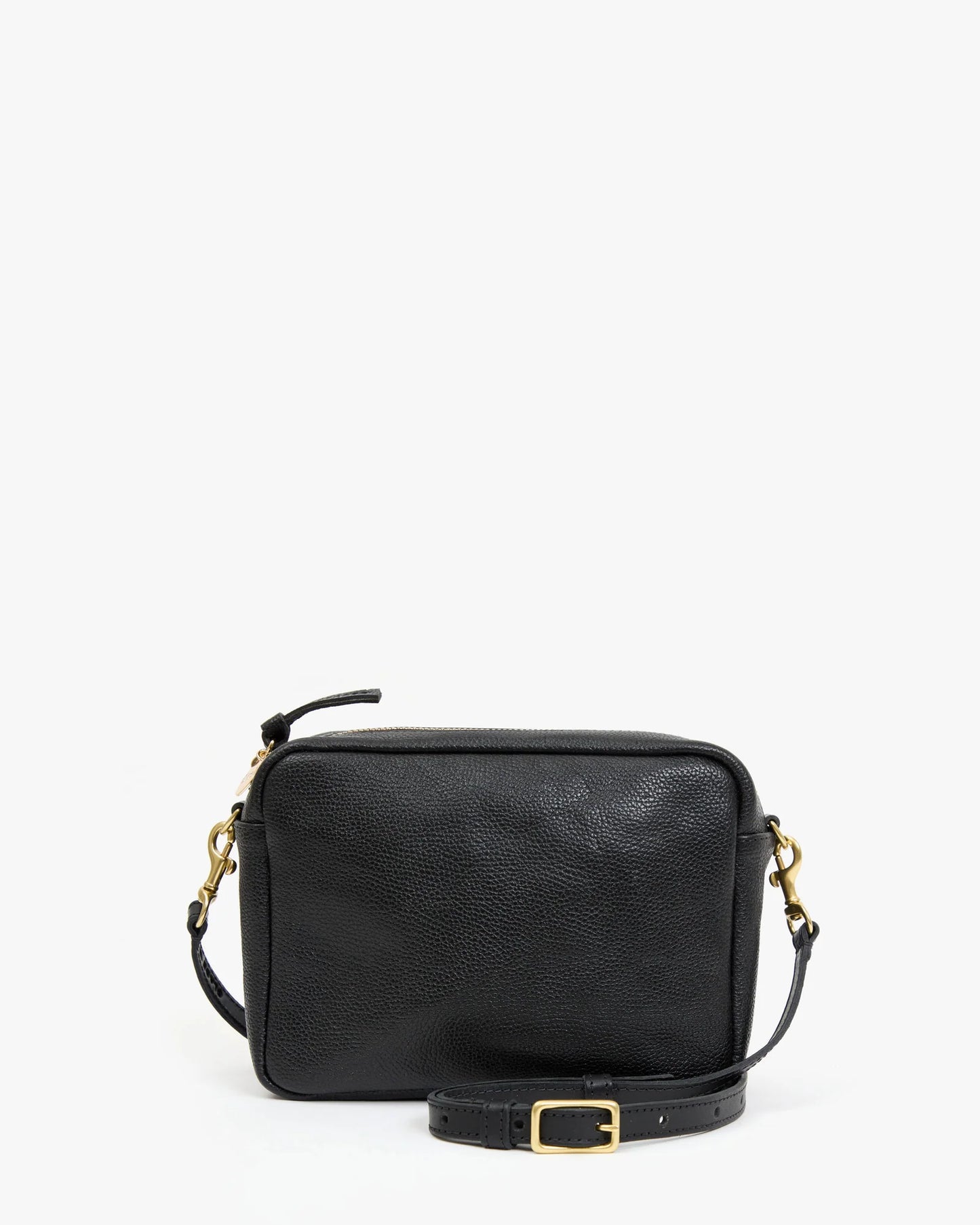Clare V Midi Sac, Black Petit Caviar