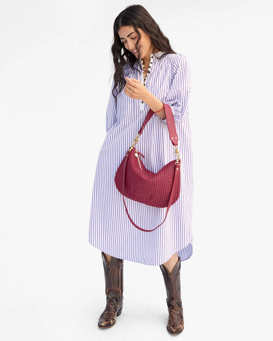 Clare V Moyen Messenger, Plummy Rattan