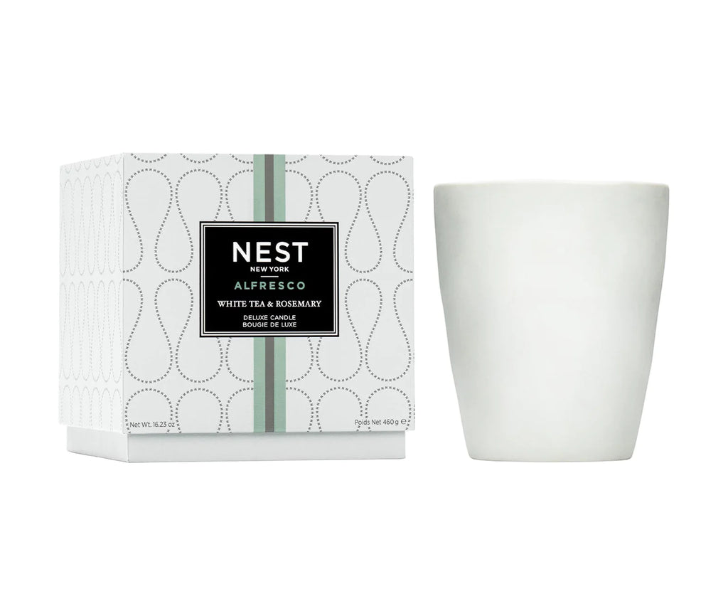 NEST White Tea & Rosemary Alfresco Deluxe Candle