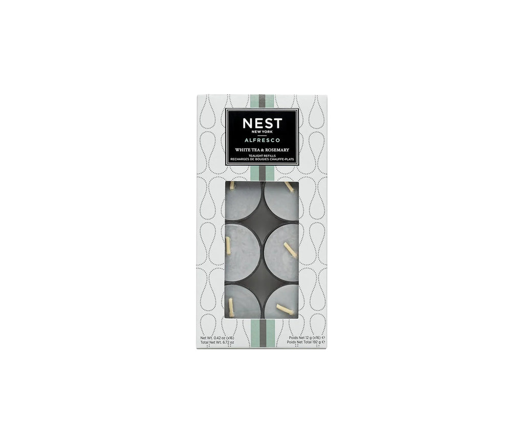 NEST White Tea & Rosemary Alfresco Tealight Refill