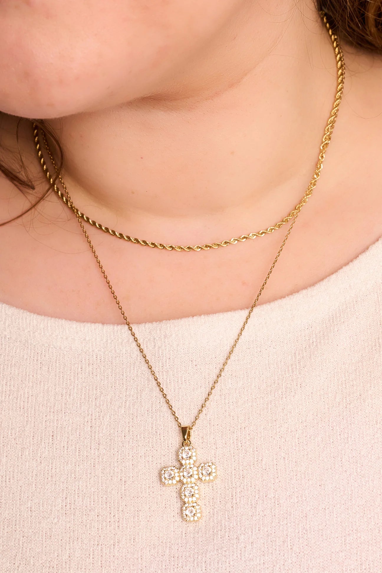 Nikki Smith Designs Diamond Cross Necklace - Multiple Options