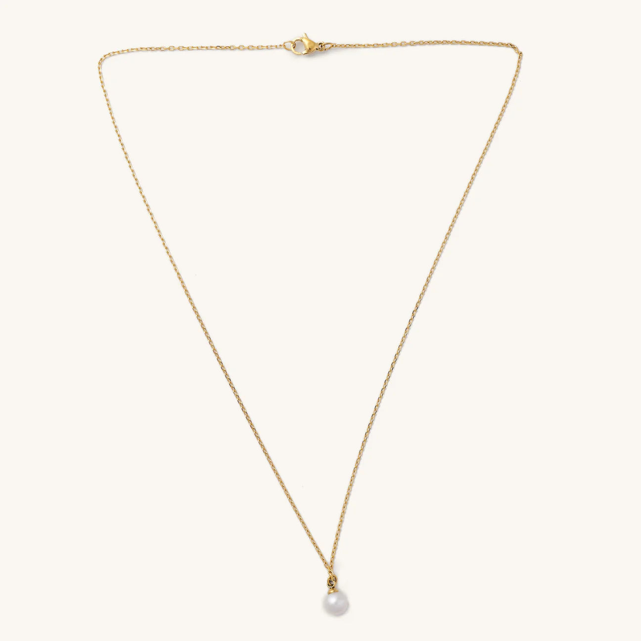 Nikki Smith Designs Pearl Necklace, Gold